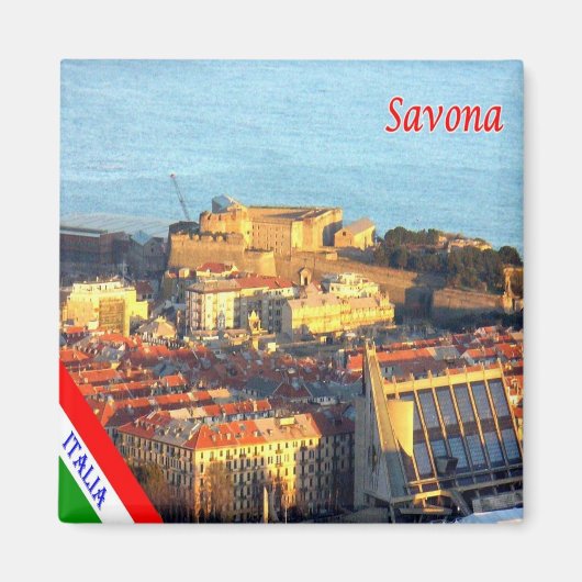 LGR078 SAVONA - Ligurië - Italië - Fridge Magneet (Voorkant)