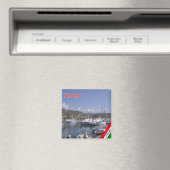 LGR081 SANREMO - Port - Liguria - Italië - Fridge Magneet (Insitu (Vaatwasser))