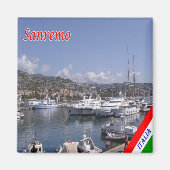 LGR081 SANREMO - Port - Liguria - Italië - Fridge Magneet (Voorkant)