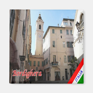 LGR095 BORDIGHERA, Ligurië, Italië, Koelkast Magneet