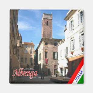 LGR099 ALBENGA, Ligurië, Italië, Koelkast Magneet