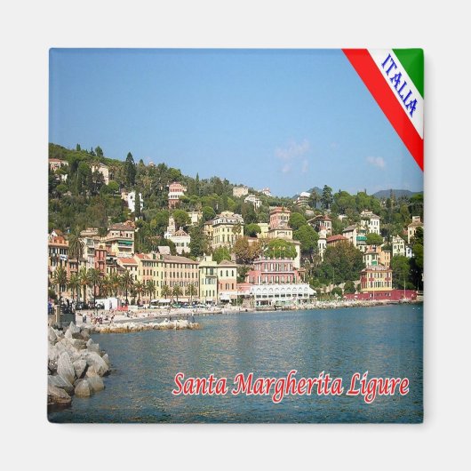 LGR110 SANTA MARGHERITA LIGURE, Koelkast Magneet (Voorkant)