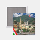 LGR111 RECCO, Ligurië, Italië, Koelkast Magneet (Voorkant / Achterkant)