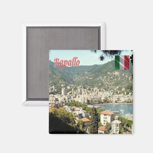 LGR113 RAPALLO, Ligurië, Italië, Koelkast Magneet (Voorkant / Achterkant)