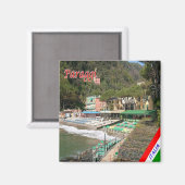 LGR117 PARAGGI, Ligurië, Italië, Koelkast Magneet (Voorkant / Achterkant)