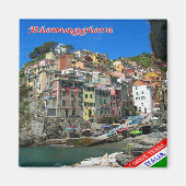 LGR134 RIOMAGGIORE, Cinque Terre, Italië, Koelkast Magneet (Voorkant)