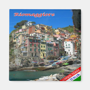 LGR134 RIOMAGGIORE, Cinque Terre, Italië, Koelkast Magneet