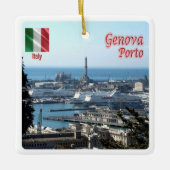 LGR150 GENOA PORT, Liguria, Italië; Keramisch Ornament (Voorkant)
