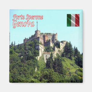 LGR154 GENUA, Fort Sperone, Italië, Koelkast Magneet