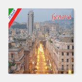 LGR161 GENUA, Brigata Liguria, Italië, Koelkast Magneet (Voorkant)