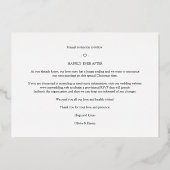 LGTB Lesbian Whimsical MRS & MRS Christmas Wedding Folie Feestdagenkaart (Achterkant)