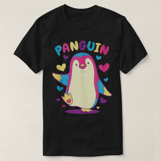 LGTB Panseual Penguin Funny Pun LGBTQ Gay Pride Mo T-shirt (Design voorkant)
