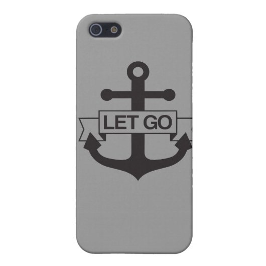 lgw ankerlicht grijs hoesje iPhone 5 (Achterkant)