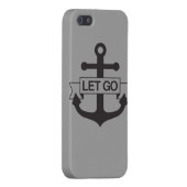 lgw ankerlicht grijs hoesje iPhone 5 (Achterkant Rechts)