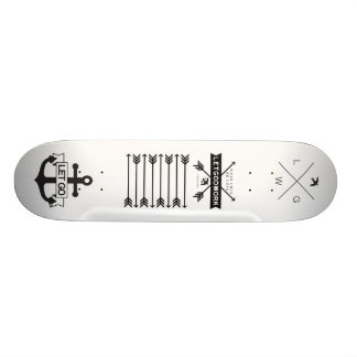LGW Tri-Logo Skateboard