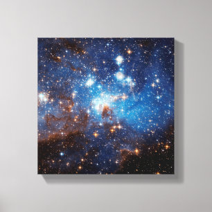 LH 95 Star Forming Region - Hubble Space Photo Canvas Afdruk