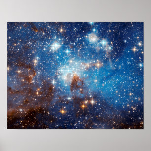 LH 95 Stervormingsgebied - Hubble-ruimtefoto Poster