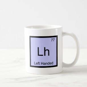Lh - Linkshandig Chemisch Elemente Symbool T-Shirt Koffiemok