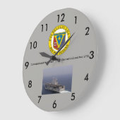 LHA-5 USS Peleliu wall clock Grote Klok (Hoek)