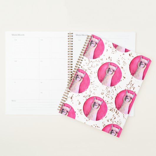 Lhama descolada planner (Display)