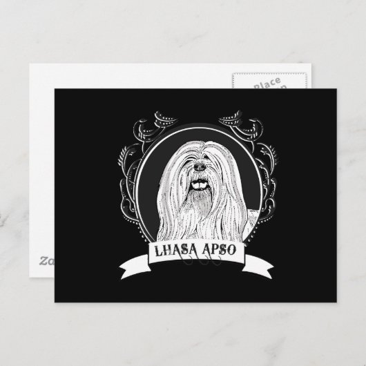 LHASA (2) BRIEFKAART (Voorkant / Achterkant)