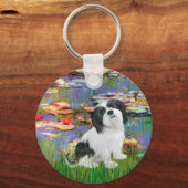 Lhasa Apso 2 - Lelies 2 Sleutelhanger (Voorkant)