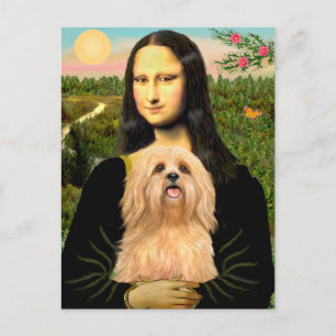 Lhasa Apso 9 - Mona Lisa Briefkaart