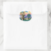 Lhasa Apso (#9) Ronde Sticker (Tas)
