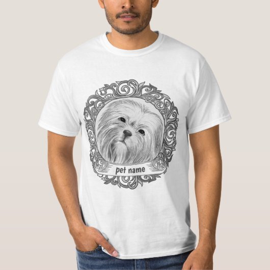 Lhasa Apso Aandenken  T-shirt (Voorkant)
