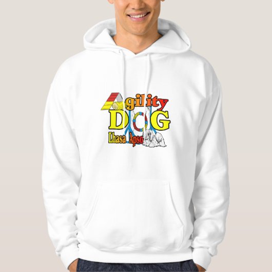 Lhasa Apso Agility Gifts Hoodie (Voorkant)