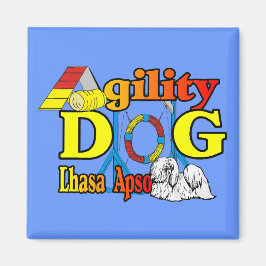 Lhasa Apso Agility Gifts Magneet