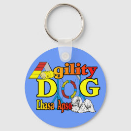 Lhasa Apso Agility Gifts Sleutelhanger
