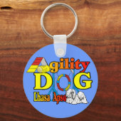 Lhasa Apso Agility Gifts Sleutelhanger (Voorkant)