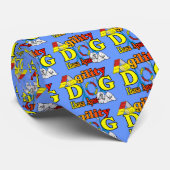 Lhasa Apso Agility Gifts Stropdas (Opgerold)