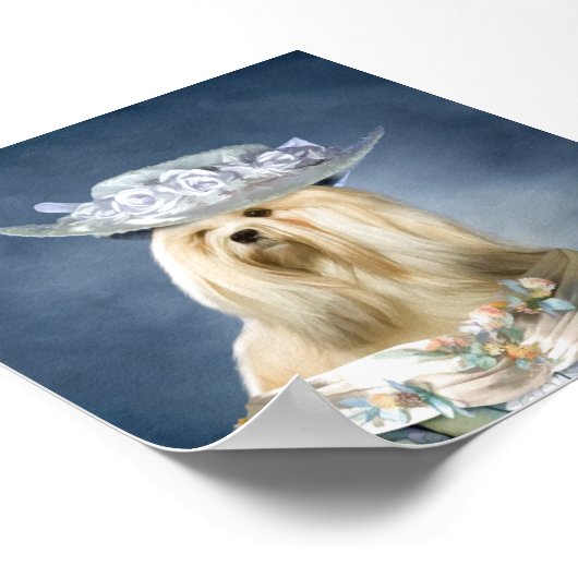Lhasa Apso Baroness Print (Hoek)