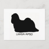 Lhasa Apso Briefkaart (Voorkant)