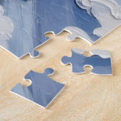 Lhasa Apso Christmas Red Truck Holiday Legpuzzel (Zijkant)