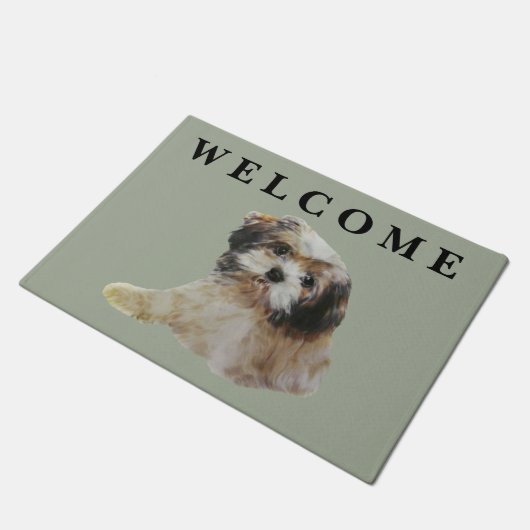 Lhasa Apso Deurmat (Schuin)