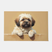 Lhasa Apso deurmat Kunst (Voorkant)