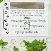 Lhasa Apso Dog Quotes Theedoek (Gevouwen)