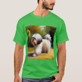 Lhasa Apso Dog T-shirt (Voorkant)