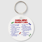 LHASA APSO-eigendomswetten 2 Sleutelhanger (Voorkant)