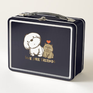 Lhasa Apso en kat