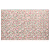 Lhasa Apso floraalpastelroze Stof (Fat Quarter)