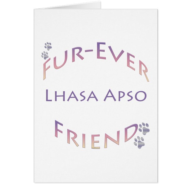 Lhasa Apso Furever (Voorkant)