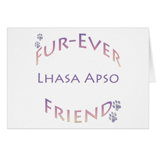 Lhasa Apso Furever (Voorkant Horizontaal)