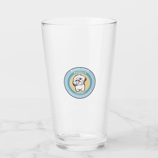 Lhasa Apso Glas (Voorkant)