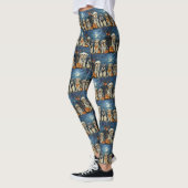 Lhasa Apso Halloween Griezelig Leggings (Links)