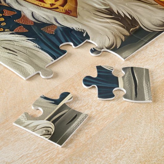 Lhasa Apso Halloween Spooky Legpuzzel (Zijkant)