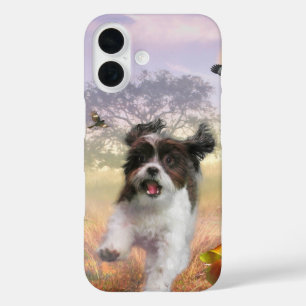 Lhasa Apso High Tail Home iPhone 16 Hoesje